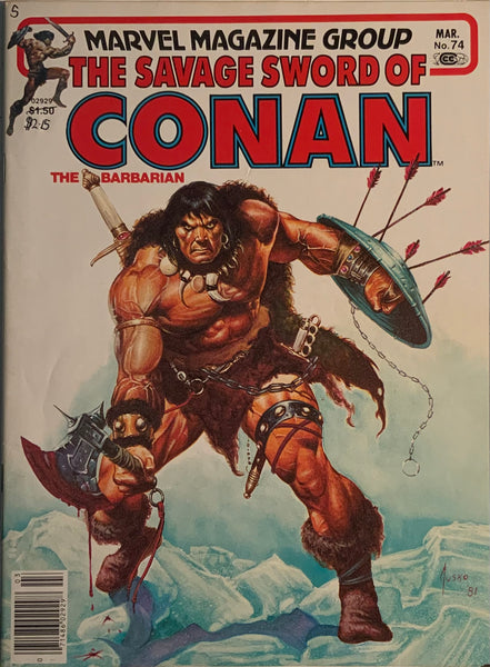 THE SAVAGE SWORD OF CONAN # 74