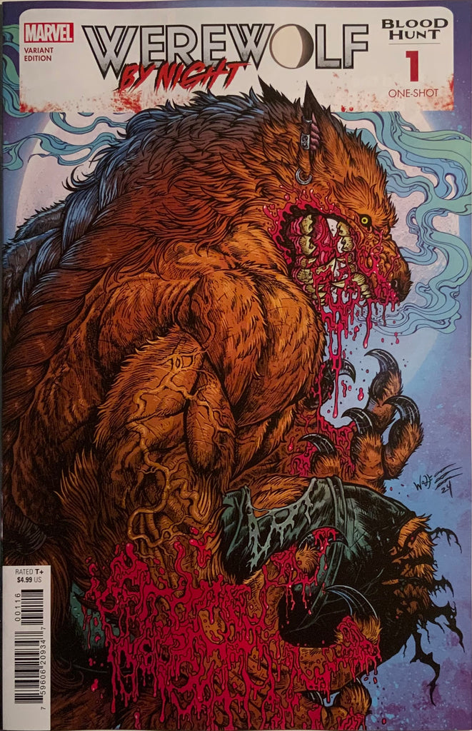 WEREWOLF BY NIGHT : BLOOD HUNT # 1 WOLF 1:25 VARIANT COVER