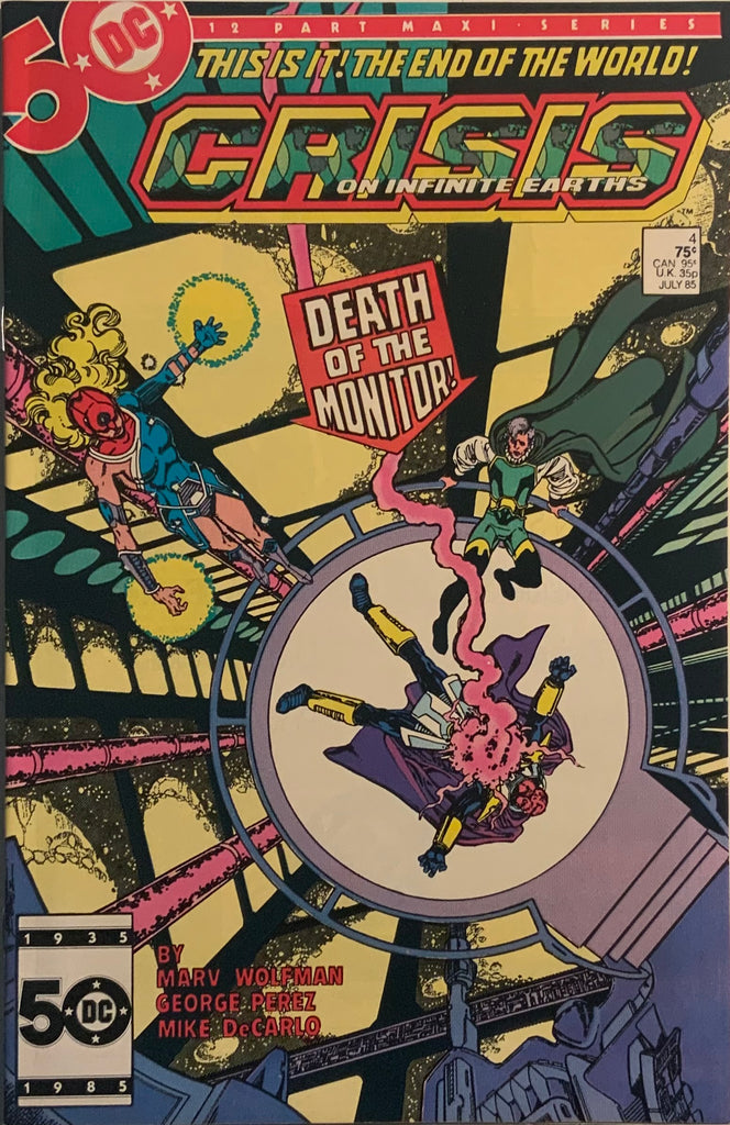 CRISIS ON INFINITE EARTHS # 4 SECOND APPEARANCE OF JOHN CONSTANTINE