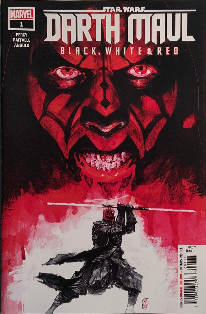 STAR WARS : DARTH MAUL BLACK WHITE & RED # 1
