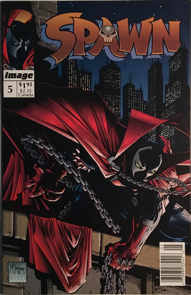 SPAWN # 05 NEWSSTAND EDITION FIRST APPEARANCE OF BILLY KINCAID