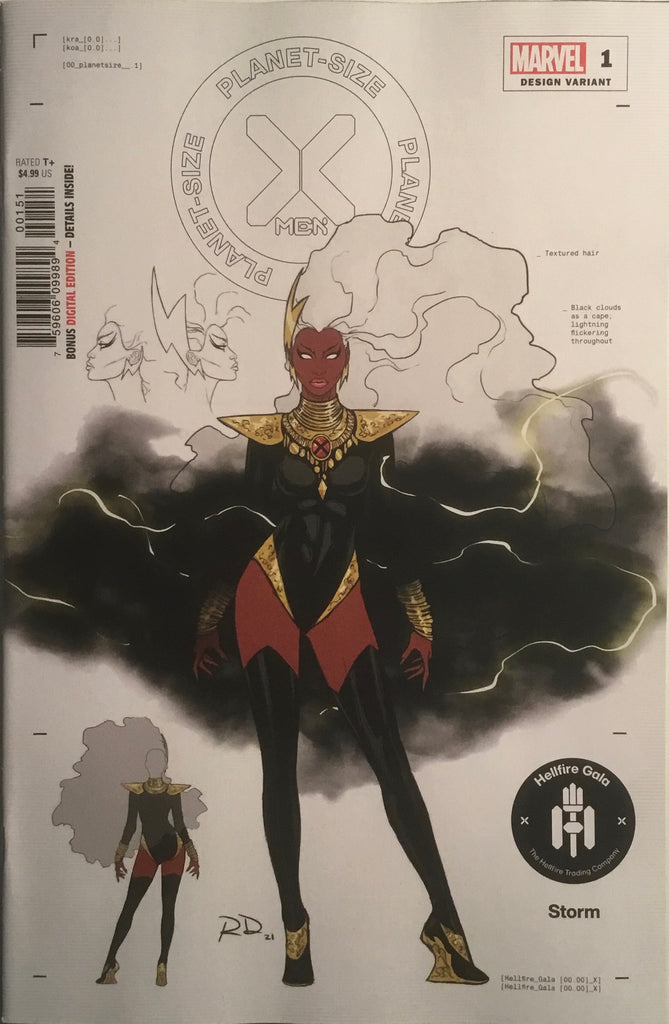 PLANET-SIZE X-MEN # 1 DAUTERMAN 1:50 STORM DESIGN VARIANT COVER