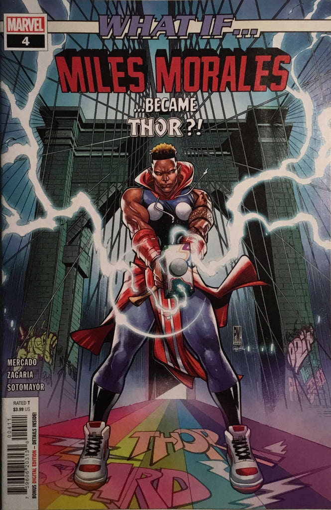 WHAT IF... MILES MORALES #4 FIRST APPEARANCE OF MILES GOD OF THUNDER