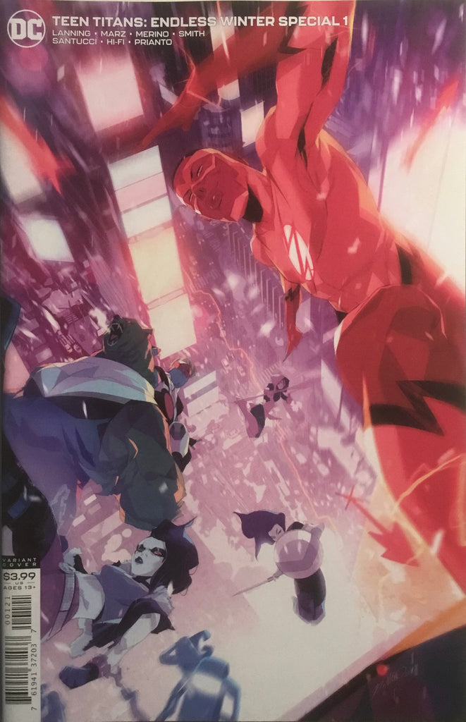 TEEN TITANS ENDLESS WINTER SPECIAL # 1 VARIANT COVER FIRST APPEARANCE OF SUMMER ZAHID