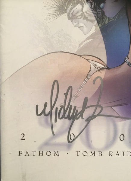 FATHOM CROSSOVER TOUR BOOK 2000 SIGNED BY MICHAEL TURNER