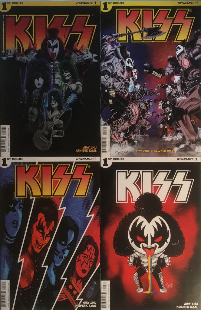 KISS (2016-2017) # 1 SET OF EIGHT VARIANT COVERS
