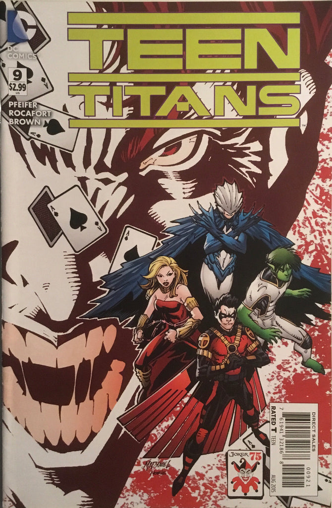 TEEN TITANS (NEW 52 SERIES 2) # 9 JOKER 75TH ANNIVERSARY VARIANT COVER