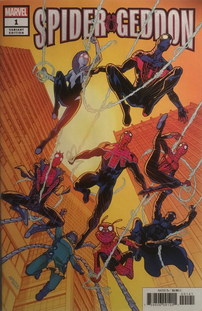 SPIDER-GEDDON # 1 GARRON 1:25 VARIANT COVER