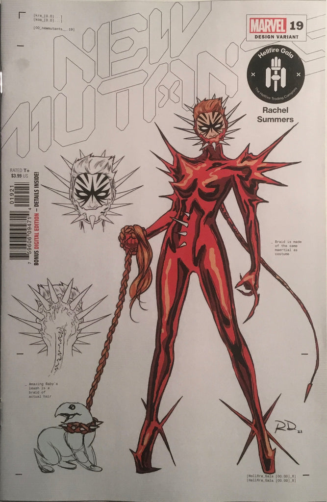 NEW MUTANTS (2019) #19 DAUTERMAN 1:50 RACHEL SUMMERS DESIGN VARIANT COVER