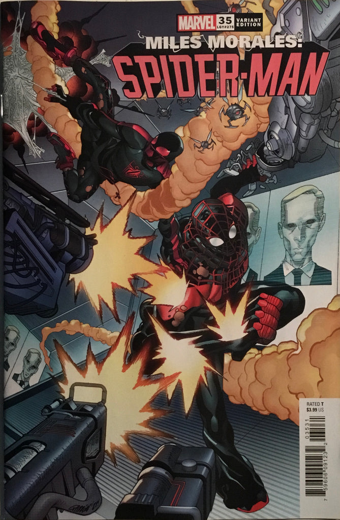 MILES MORALES SPIDER-MAN (2019-2022) #35 GARRON 1:25 VARIANT COVER