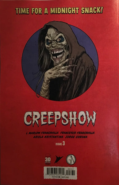 CREEPSHOW # 3 KELLY 1:10 VARIANT COVER