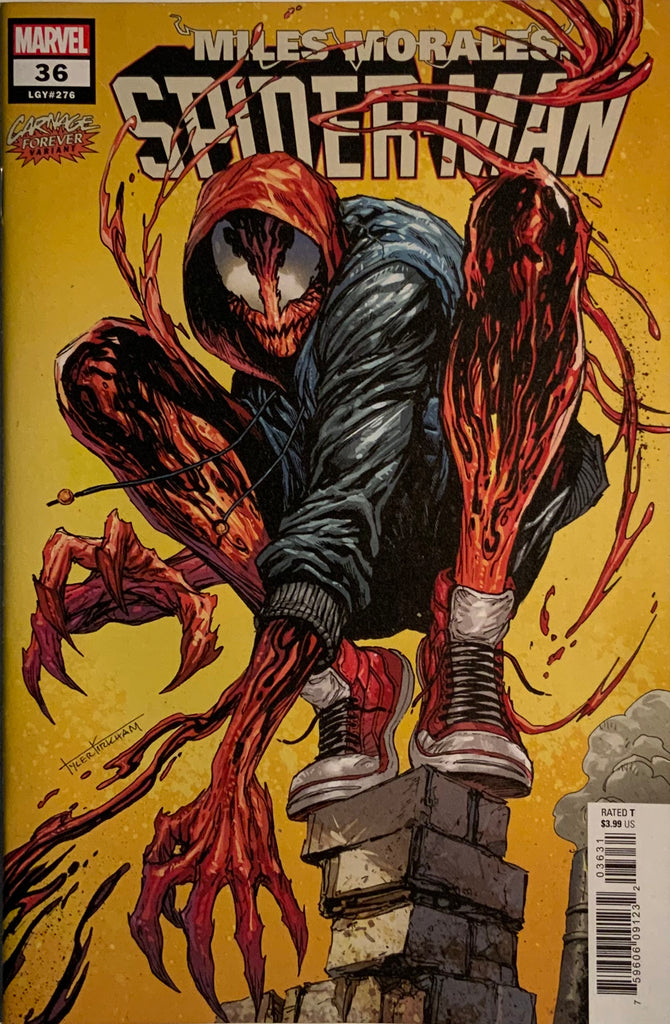 MILES MORALES SPIDER-MAN (2019-2022) #36 CARNAGE FOREVER VARIANT COVER