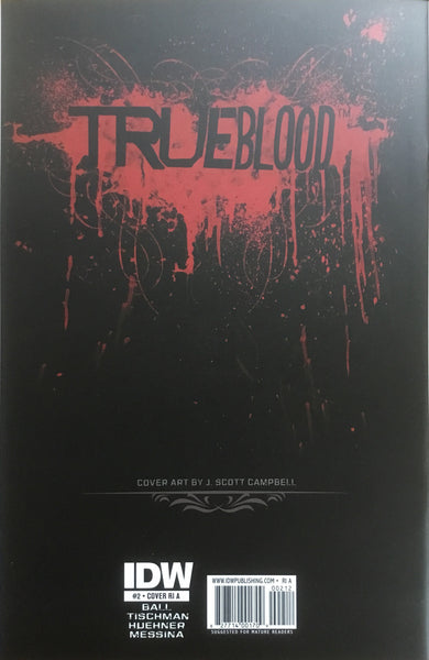 TRUE BLOOD # 2 CAMPBELL SKETCH COVER (1:10 VARIANT)