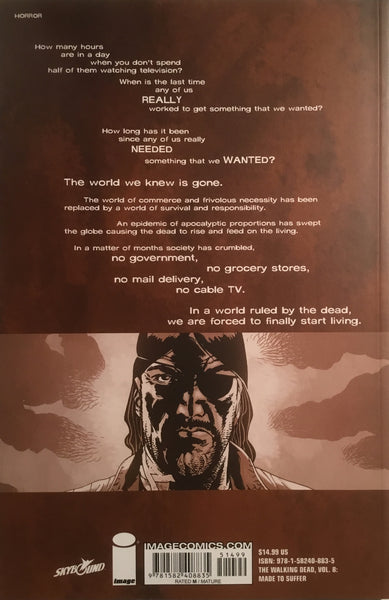 THE WALKING DEAD VOL 08 MADE TO SUFFER GRAPHIC NOVEL