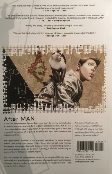 Y THE LAST MAN BOOK 1 GRAPHIC NOVEL