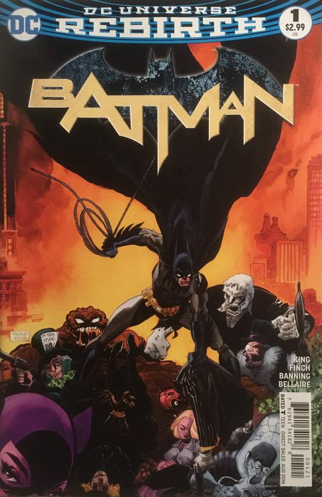 BATMAN # 1 VARIANT COVER (DC UNIVERSE REBIRTH) FIRST PRINTING - Comics 'R' Us
