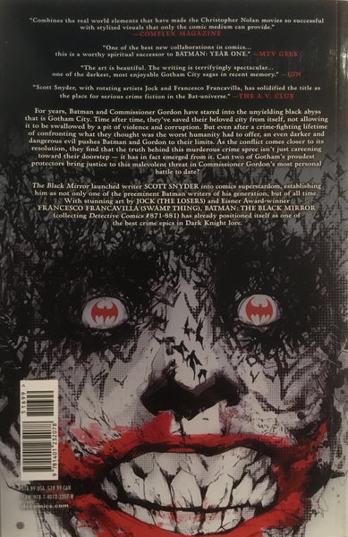 BATMAN THE BLACK MIRROR GRAPHIC NOVEL - Comics 'R' Us