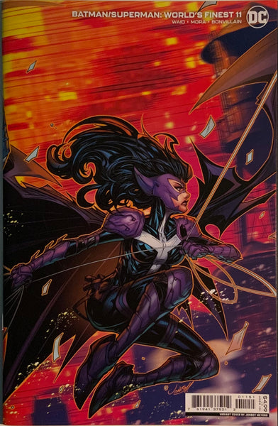 BATMAN / SUPERMAN WORLD’S FINEST #11 MEYERS CONNECTING VARIANT COVER PAIR