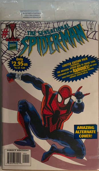 SENSATIONAL SPIDER-MAN (1996-1998) # 1 LIMITED EDITION PACK WITH CASSETTE