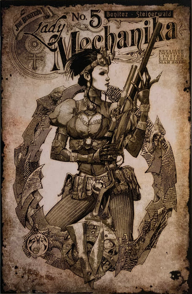 LADY MECHANIKA (2012) # 5 BENITEZ 1:10 VARIANT COVER