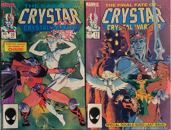 THE SAGA OF CRYSTAR CRYSTAL WARRIOR # 1 - 11 SET