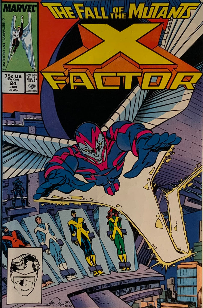 X-FACTOR (1986-1998) #24 FIRST COVER AND SECOND APPEARANCE OF ANGEL AS DEATH, MEMBER OF THE HORSEMEN OF APOCALYPSE