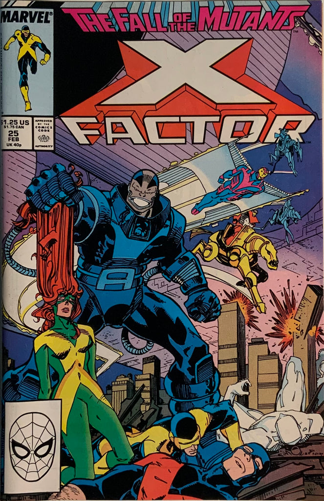 X-FACTOR (1986-1998) #25 THIRD FULL APPEARANCE OF ANGEL AS DEATH, MEMBER OF THE HORSEMEN OF APOCALYPSE