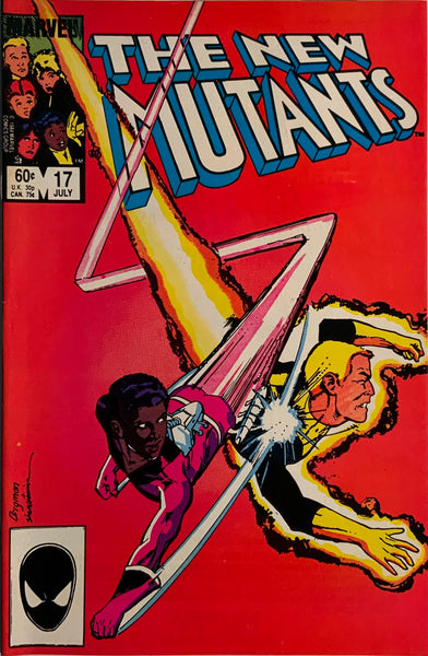NEW MUTANTS (1983-1991) #17 SECOND APPEARANCE OF JAMES PROUDSTAR