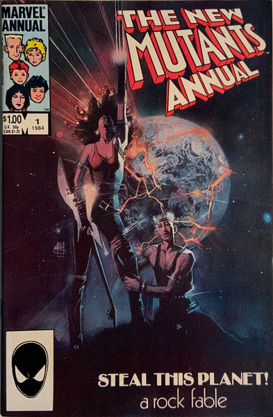 NEW MUTANTS (1983-1991) ANNUAL # 1 FIRST APPEARANCE OF LILA CHENEY