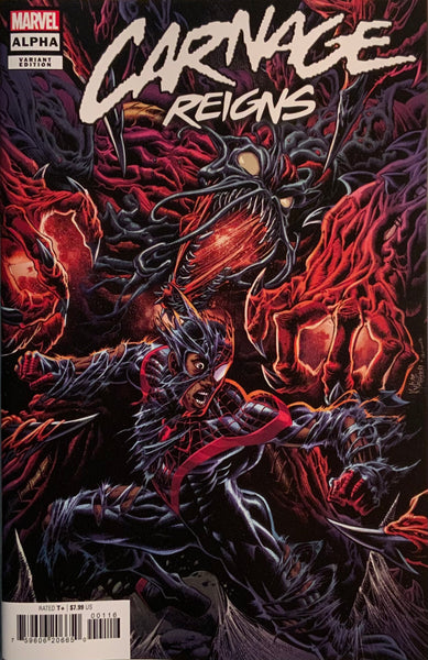 CARNAGE REIGNS ALPHA HOTZ 1:25 VARIANT COVER