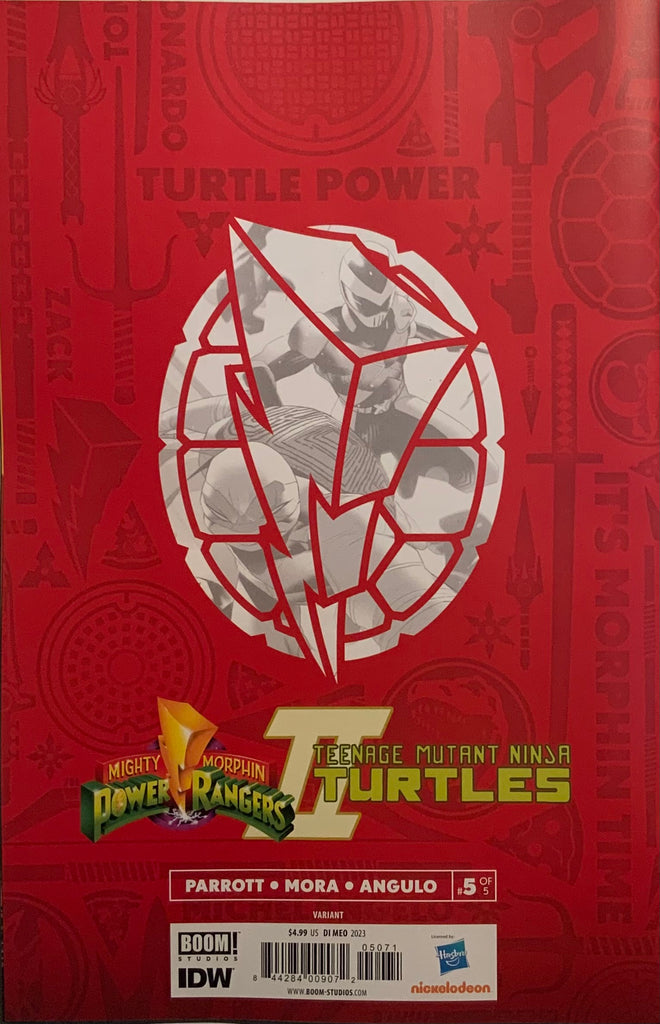 Meo Ranger MIGHTY MORPHIN POWER RANGERS / TMNT II # 5 DI MEO 1:15 VARIANT COVER ...
