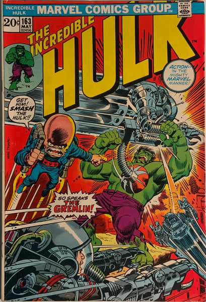 INCREDIBLE HULK (1962-1999) #163 FIRST APPEARANCE OF GREMLIN