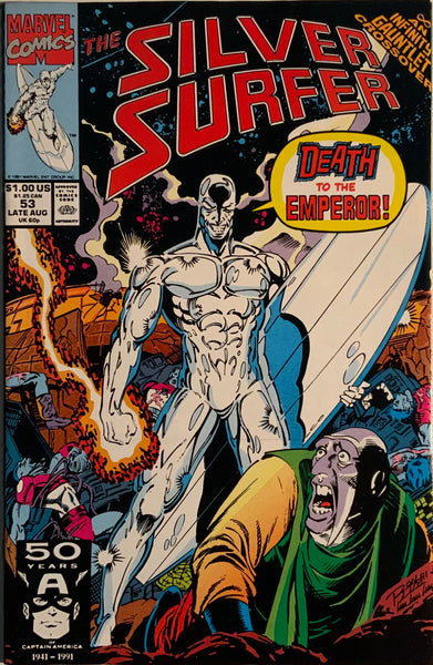 SILVER SURFER (1987-1998) # 53 FIRST APPEARANCES OF AEL-DAN AND DAR-BENN