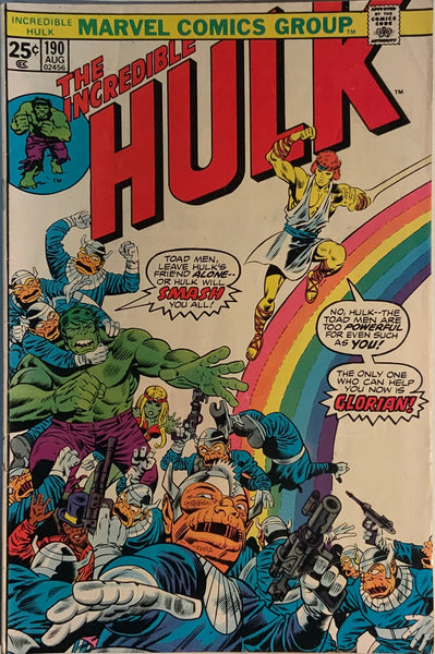INCREDIBLE HULK (1962-1999) #190 FIRST APPEARANCE OF GLORIAN