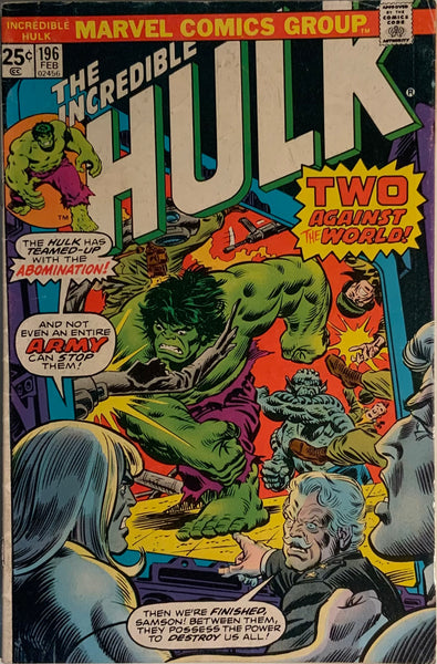 INCREDIBLE HULK (1962-1999) #196