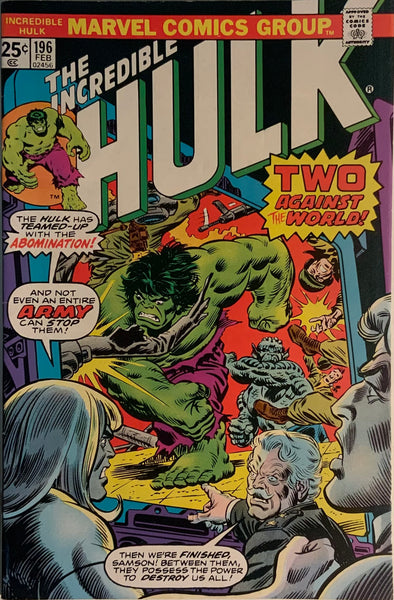 INCREDIBLE HULK (1962-1999) #196