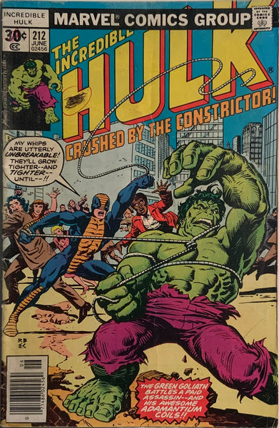 INCREDIBLE HULK (1962-1999) #212 FIRST APPEARANCE OF CONSTRICTOR