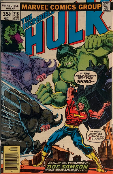 INCREDIBLE HULK (1962-1999) #218