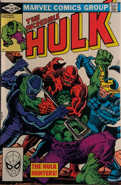 INCREDIBLE HULK (1962-1999) #269 FIRST TEAM APPEARANCE OF HULK HUNTERS