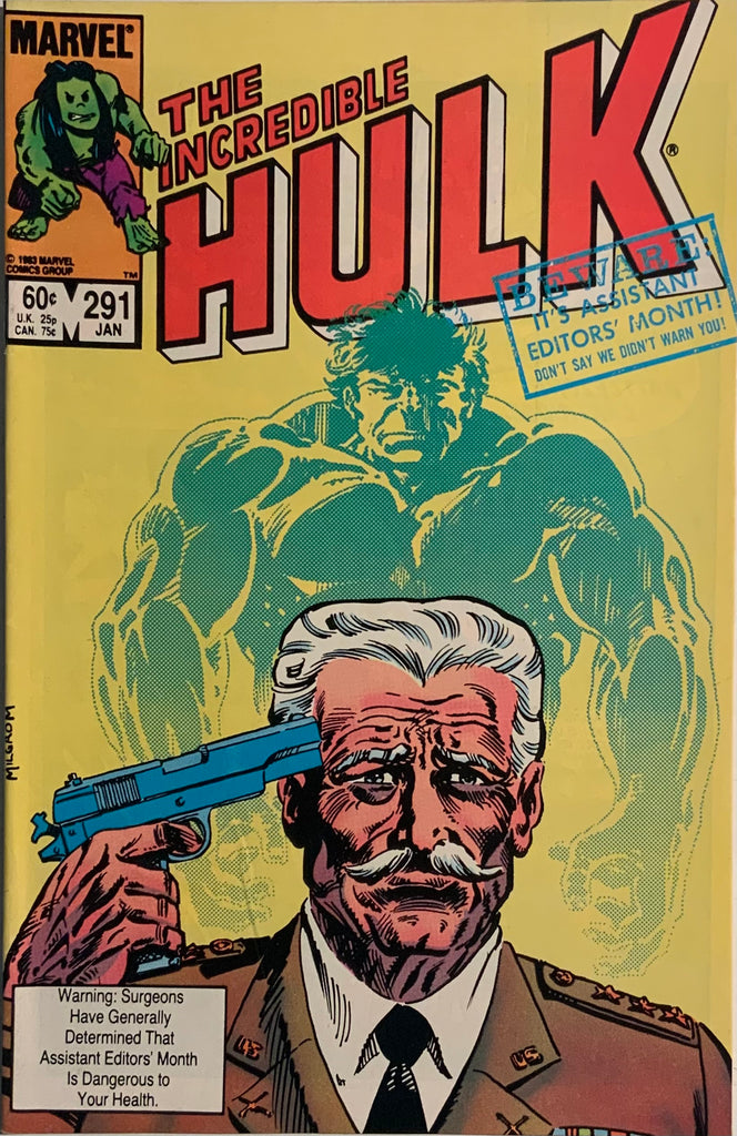 INCREDIBLE HULK (1962-1999) #291 ORIGIN OF GENERAL ‘THUNDERBOLT’ ROSS