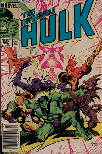 INCREDIBLE HULK (1962-1999) #306 MIGNOLA COVER ART