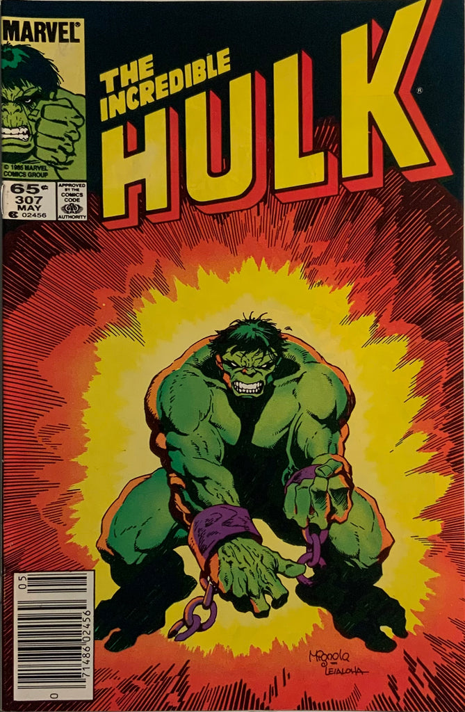 INCREDIBLE HULK (1962-1999) #307 MIGNOLA COVER ART