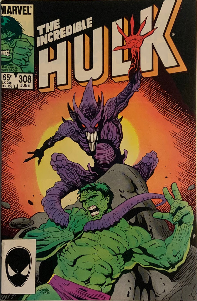 INCREDIBLE HULK (1962-1999) #308 MIGNOLA COVER ART