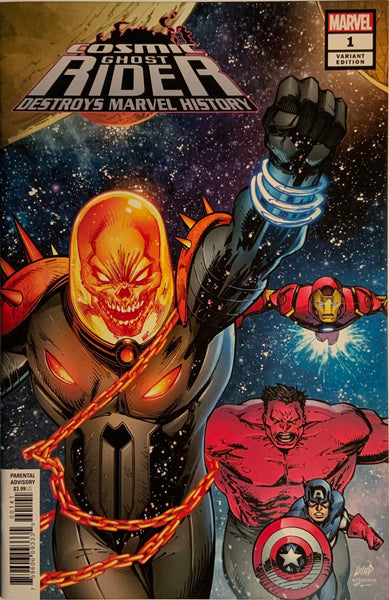 COSMIC GHOST RIDER DESTROYS MARVEL HISTORY #1 LIEFELD 1:25 VARIANT COVER