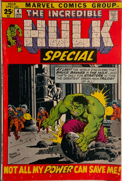 INCREDIBLE HULK (1962-1999) ANNUAL # 4