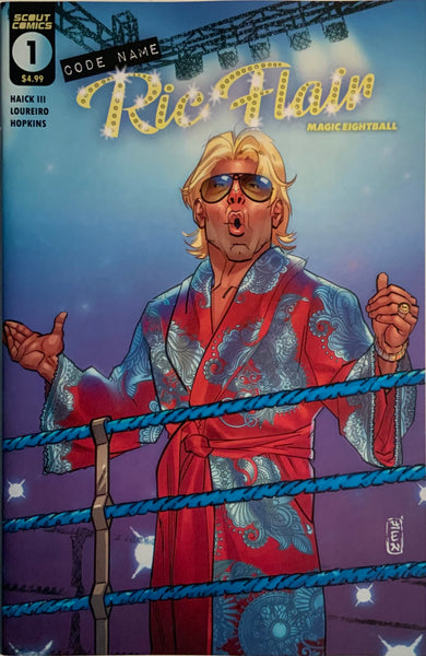 CODE NAME RIC FLAIR MAGIC EIGHTBALL # 1 COVER B