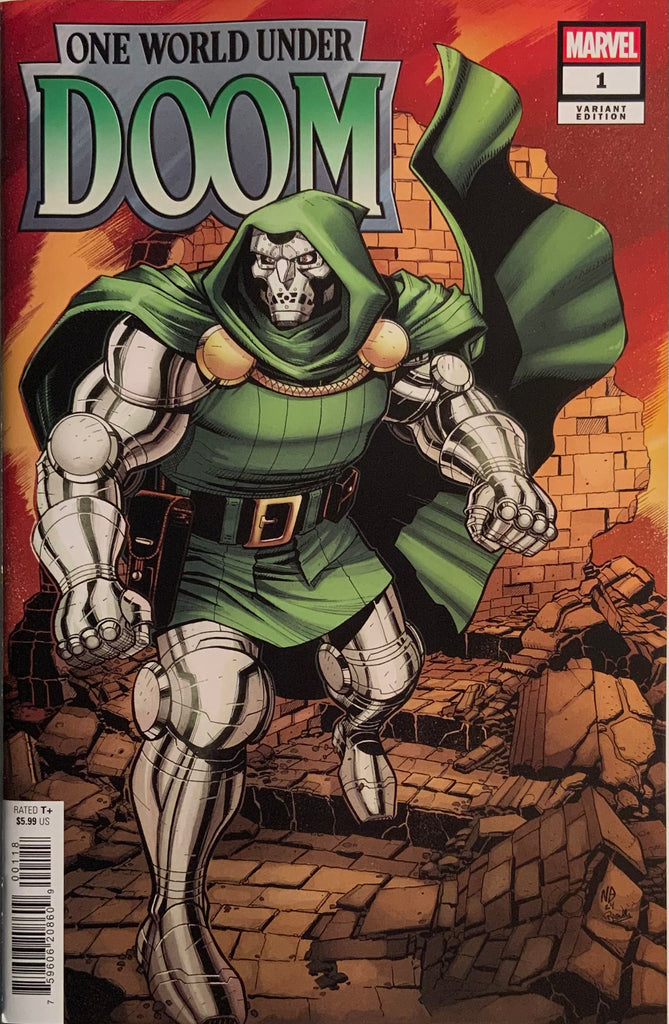 ONE WORLD UNDER DOOM # 1 BRADSHAW 1:25 VARIANT COVER