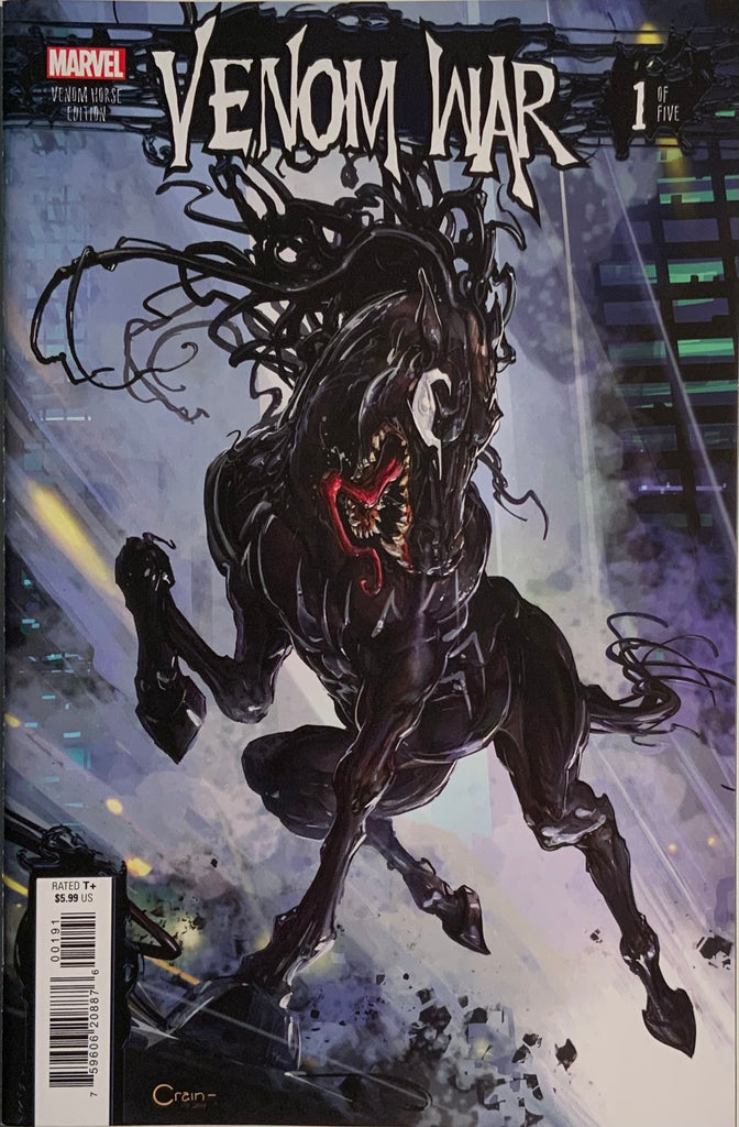 VENOM WAR # 1 CRAIN VENOM HORSE VARIANT COVER