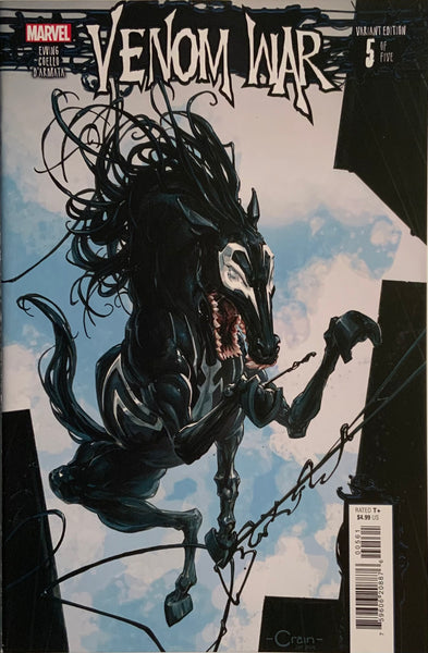 VENOM WAR # 5 CRAIN VENOM HORSE VARIANT COVER