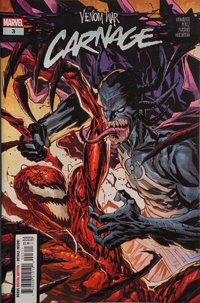 VENOM WAR : CARNAGE # 1 - 3 SET